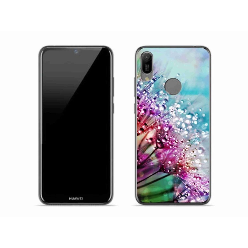 Gelový kryt mmCase na mobil Huawei Y6 (2019) - barevné květy