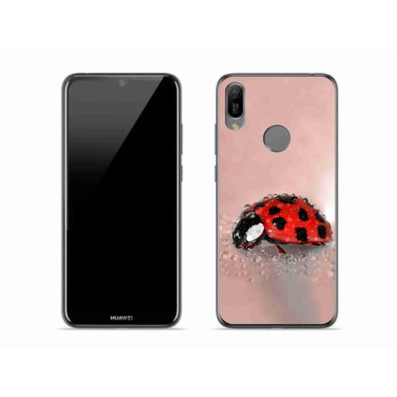 Gelový kryt mmCase na mobil Huawei Y6 (2019) - beruška