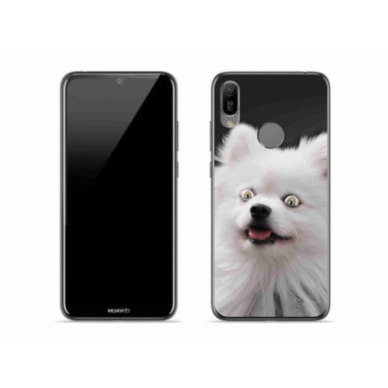 Gelový kryt mmCase na mobil Huawei Y6 (2019) - bílý špic