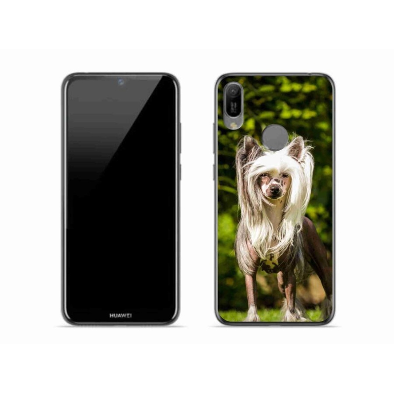 Gelový kryt mmCase na mobil Huawei Y6 (2019) - čínský chocholatý pes