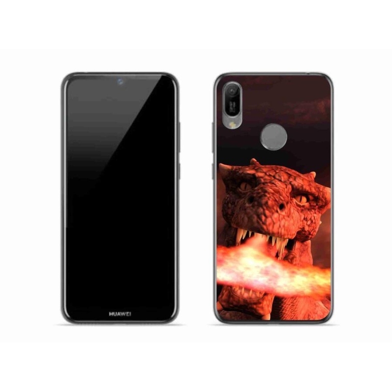 Gelový kryt mmCase na mobil Huawei Y6 (2019) - drak