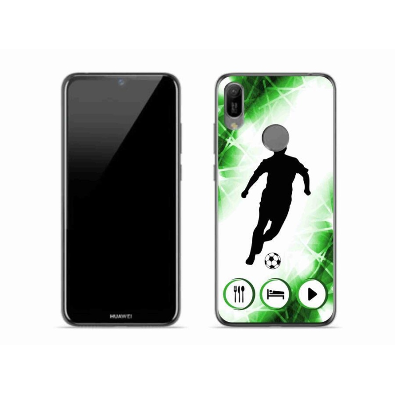 Gelový kryt mmCase na mobil Huawei Y6 (2019) - fotbalista