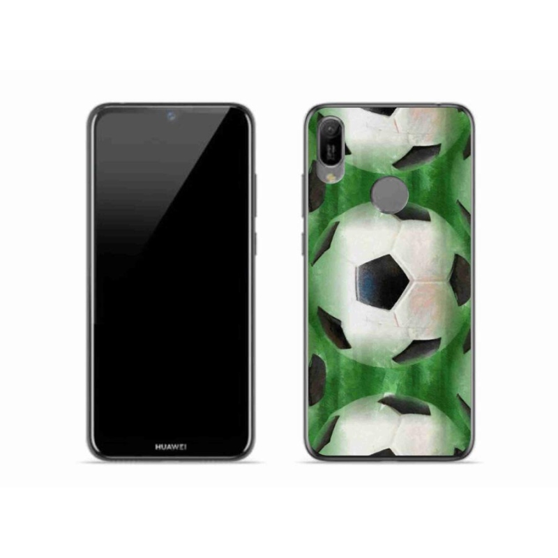 Gelový kryt mmCase na mobil Huawei Y6 (2019) - fotbalový míč