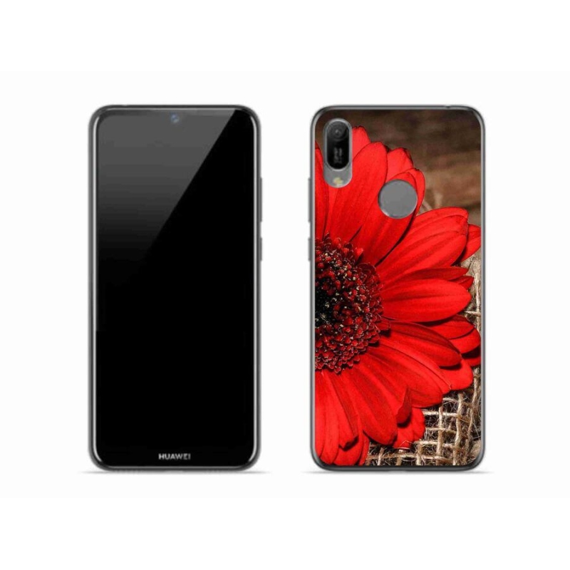 Gelový kryt mmCase na mobil Huawei Y6 (2019) - gerbera