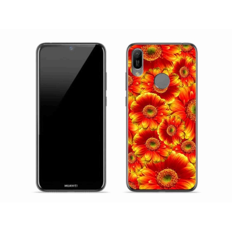 Gelový kryt mmCase na mobil Huawei Y6 (2019) - gerbera 1