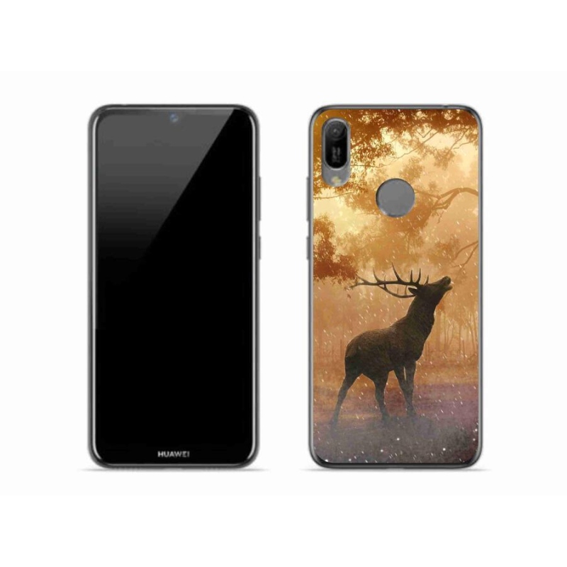 Gelový kryt mmCase na mobil Huawei Y6 (2019) - jelen v říji