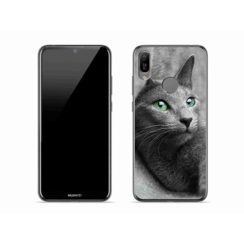 Gelový kryt mmCase na mobil Huawei Y6 (2019) - kočka 2