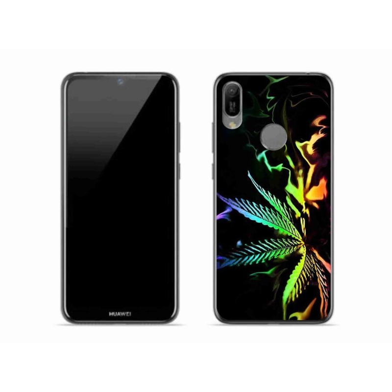 Gelový kryt mmCase na mobil Huawei Y6 (2019) - konopí 2