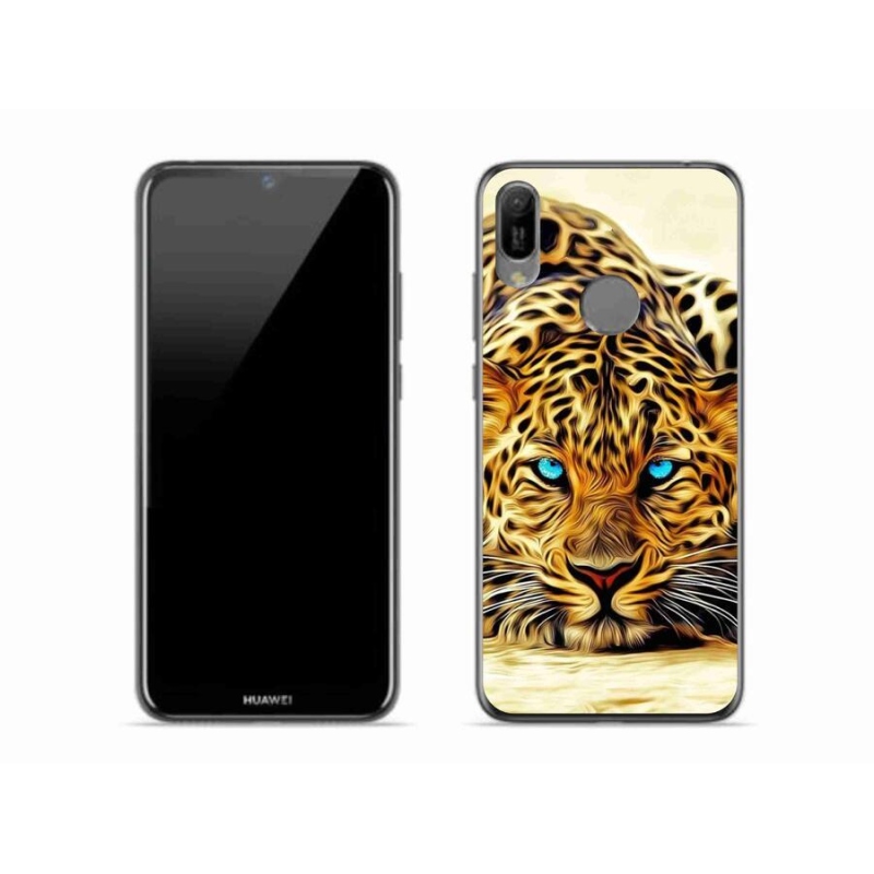 Gelový kryt mmCase na mobil Huawei Y6 (2019) - kreslený tygr
