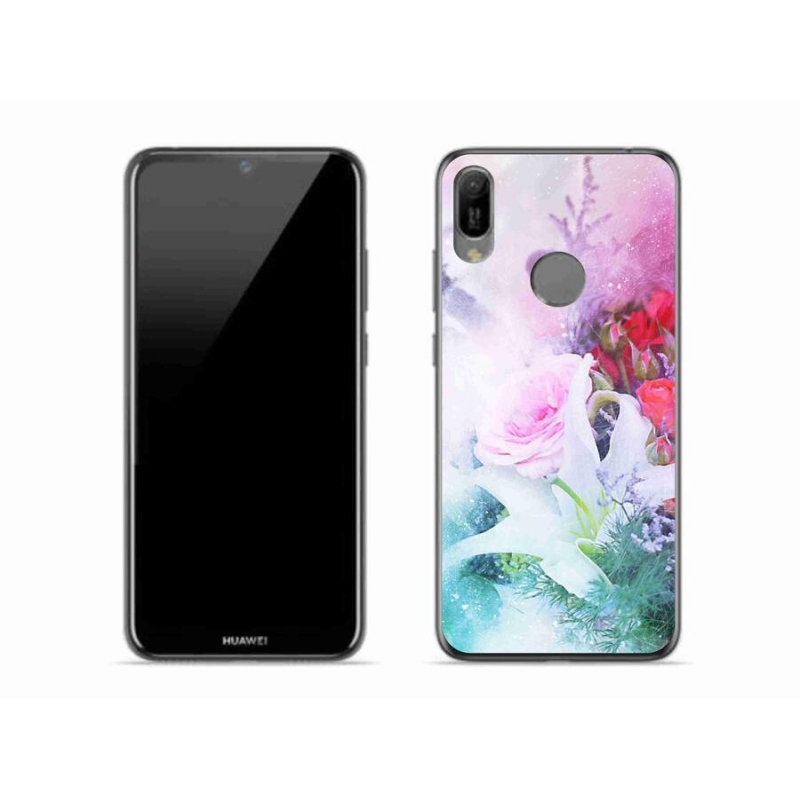 Gelový kryt mmCase na mobil Huawei Y6 (2019) - květiny 4
