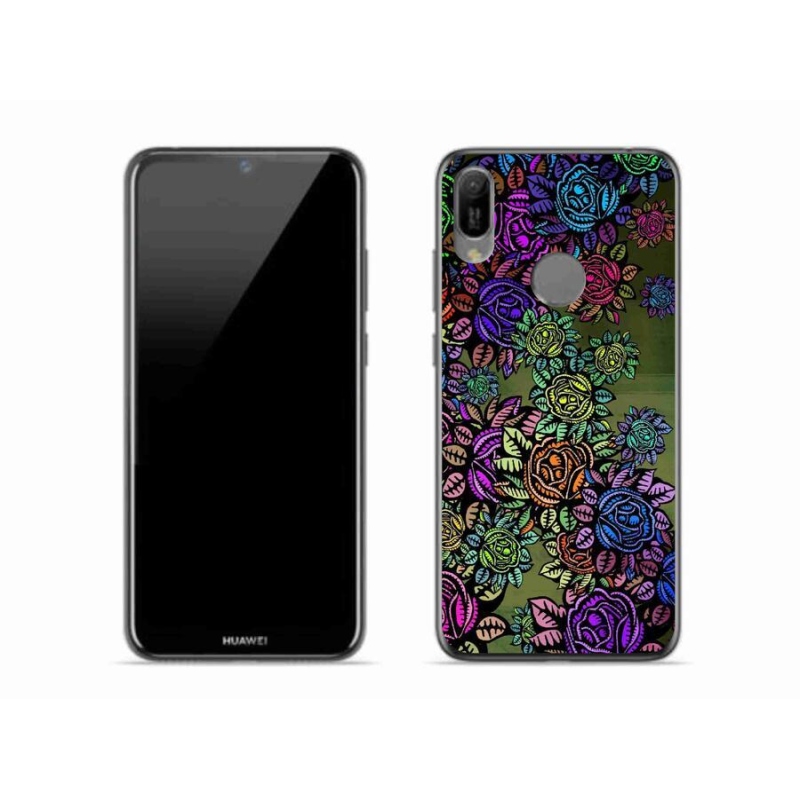 Gelový kryt mmCase na mobil Huawei Y6 (2019) - květiny 6