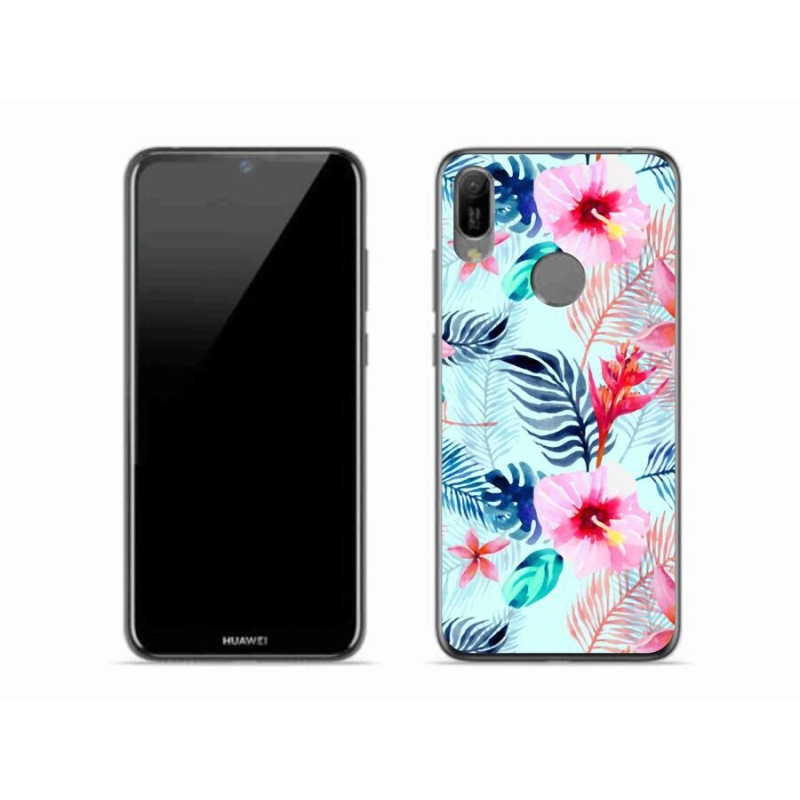 Gelový kryt mmCase na mobil Huawei Y6 (2019) - květiny