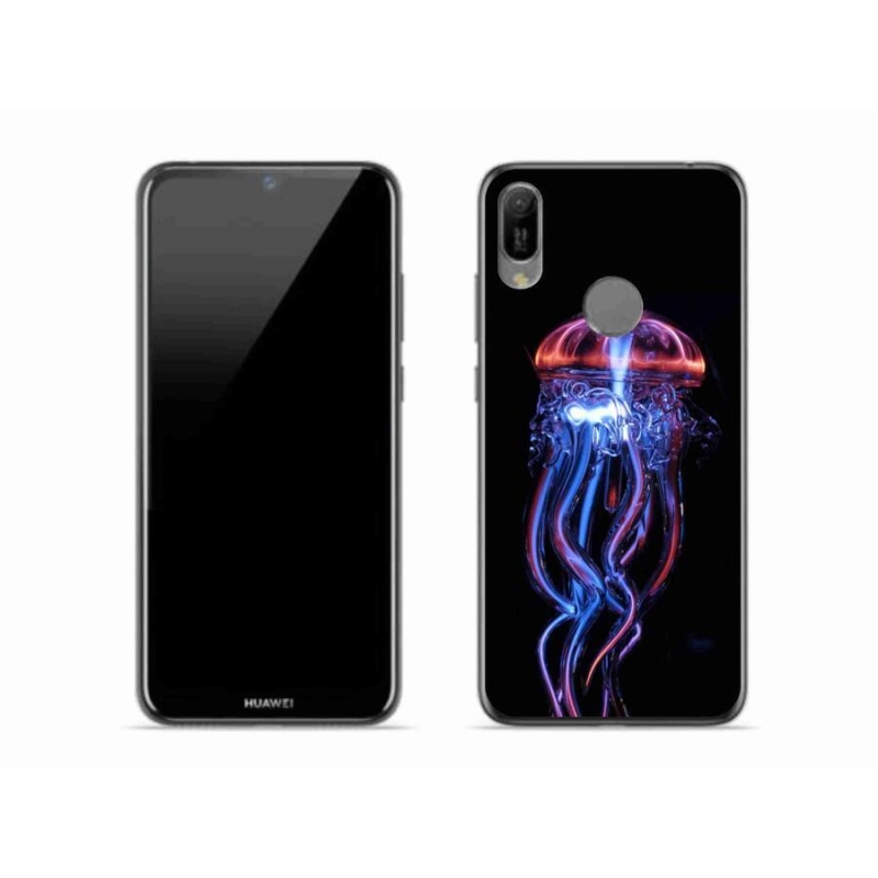 Gelový kryt mmCase na mobil Huawei Y6 (2019) - medúza