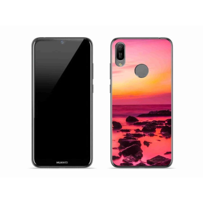 Gelový kryt mmCase na mobil Huawei Y6 (2019) - moře a záře