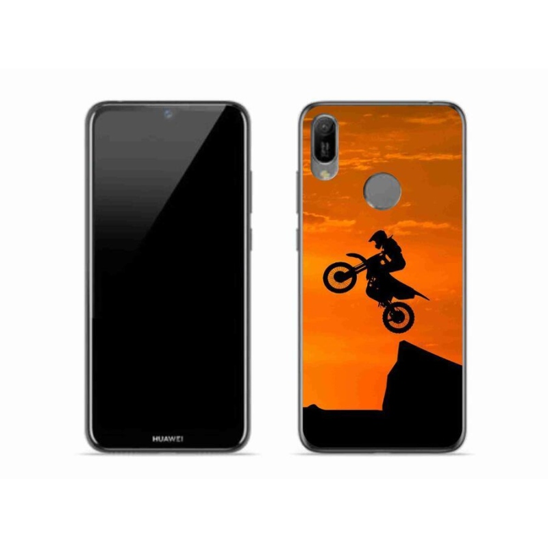 Gelový kryt mmCase na mobil Huawei Y6 (2019) - motocross