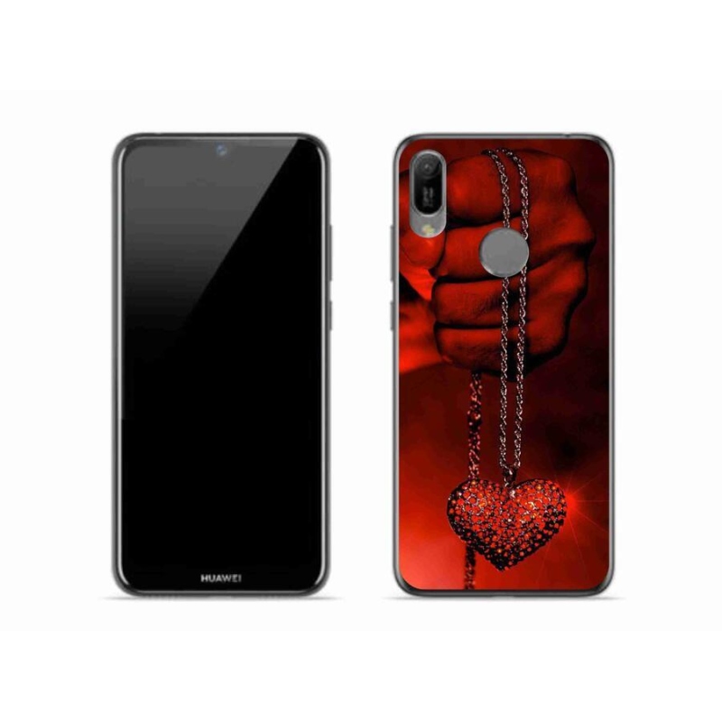 Gelový kryt mmCase na mobil Huawei Y6 (2019) - náhrdelník