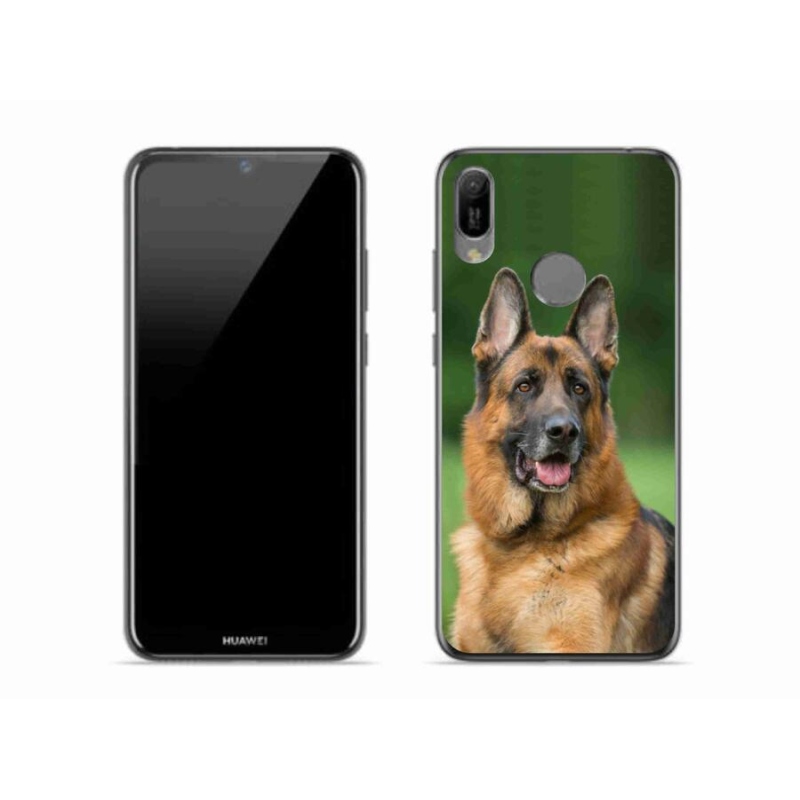 Gelový kryt mmCase na mobil Huawei Y6 (2019) - německý ovčák