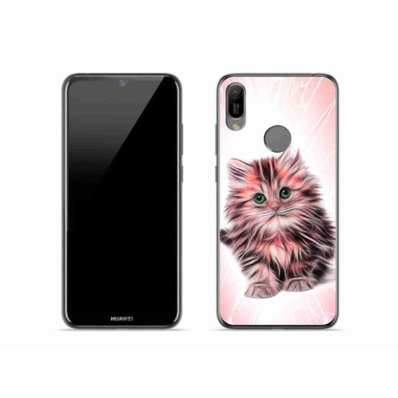 Gelový kryt mmCase na mobil Huawei Y6 (2019) - roztomilé kotě