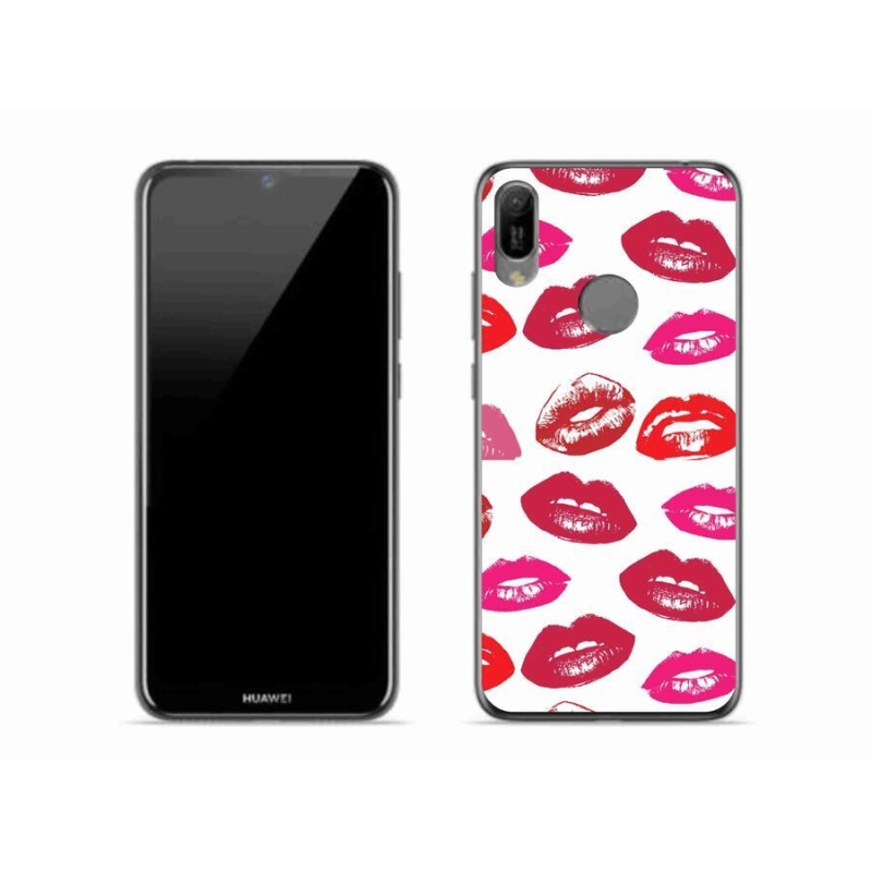 Gelový kryt mmCase na mobil Huawei Y6 (2019) - rty