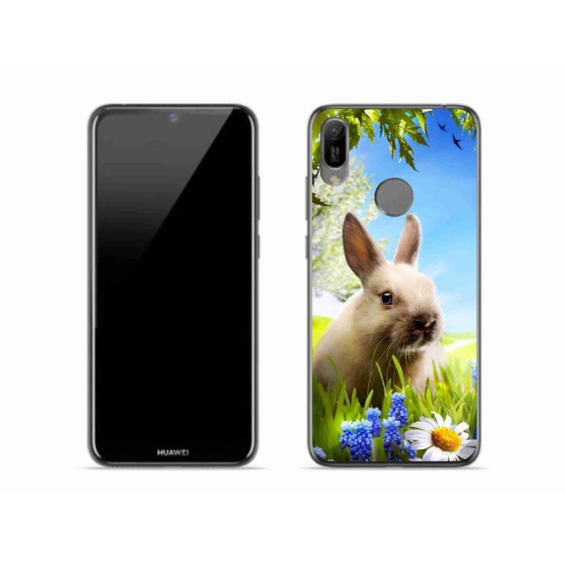 Gelový kryt mmCase na mobil Huawei Y6 (2019) - zajíček