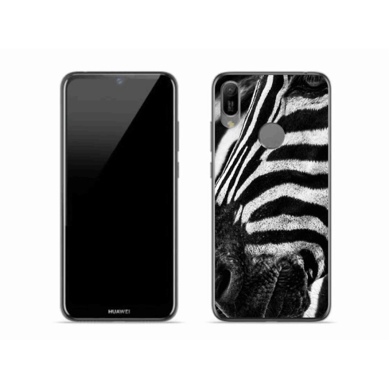 Gelový kryt mmCase na mobil Huawei Y6 (2019) - zebra