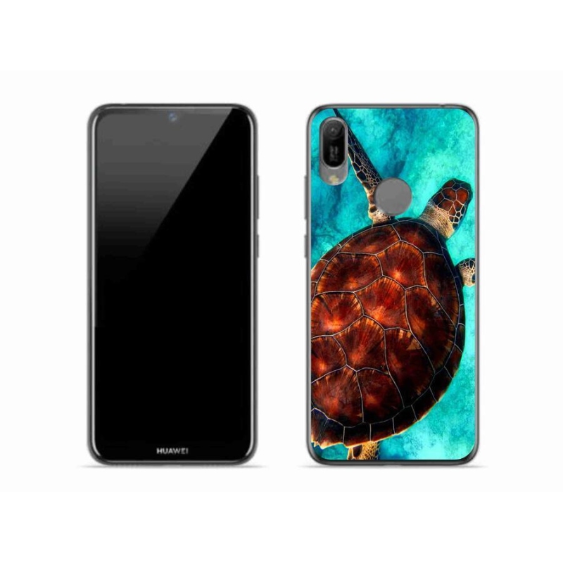 Gelový kryt mmCase na mobil Huawei Y6 (2019)- želva