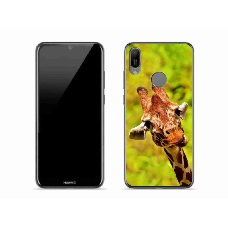 Gelový kryt mmCase na mobil Huawei Y6 (2019) - žirafa