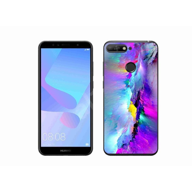 Gelový kryt mmCase na mobil Huawei Y6 Prime (2018) - abstrakt