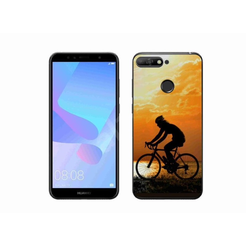 Gelový kryt mmCase na mobil Huawei Y6 Prime 2018 - cyklovýlet