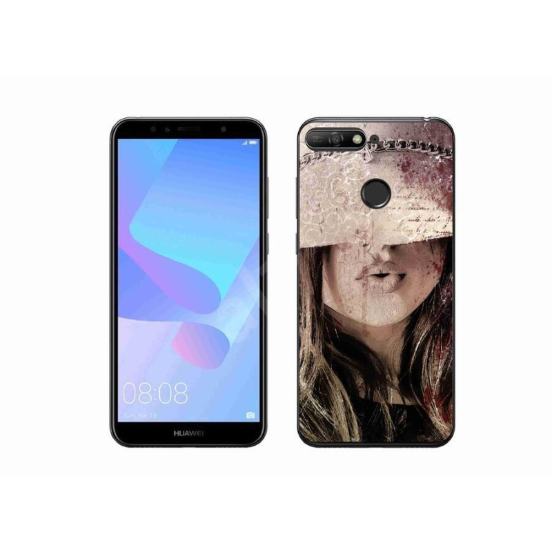 Gelový kryt mmCase na mobil Huawei Y6 Prime (2018) - dívka