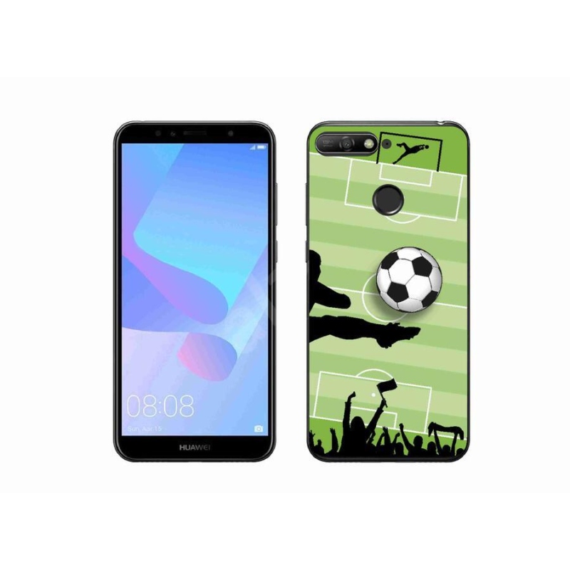 Gelový kryt mmCase na mobil Huawei Y6 Prime 2018 - fotbal 3