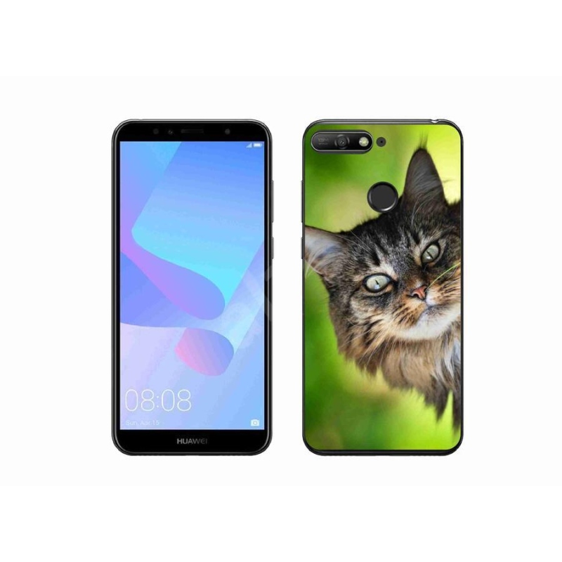Gelový kryt mmCase na mobil Huawei Y6 Prime (2018) - kočka 3