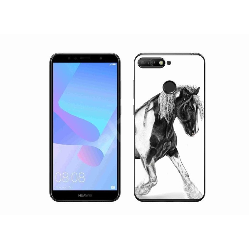 Gelový kryt mmCase na mobil Huawei Y6 Prime 2018 - kůň