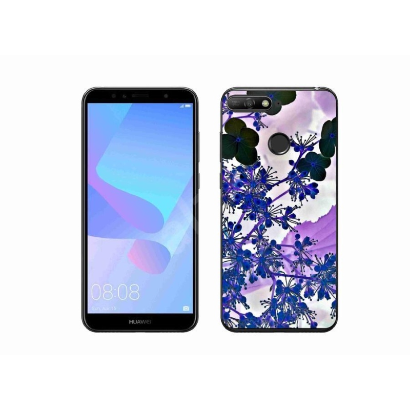 Gelový kryt mmCase na mobil Huawei Y6 Prime (2018) - květ hortenzie