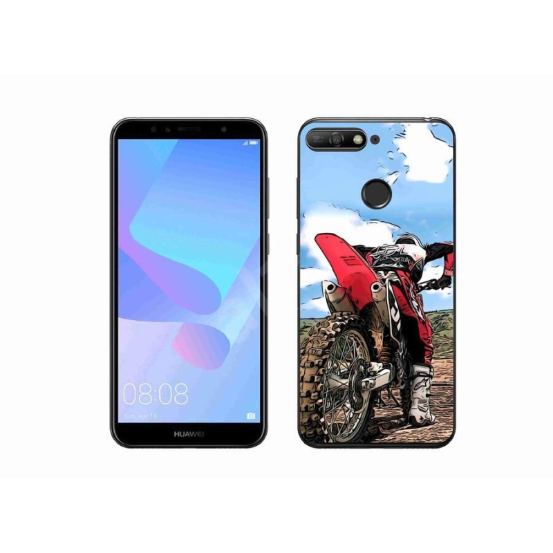 Gelový kryt mmCase na mobil Huawei Y6 Prime (2018) - moto