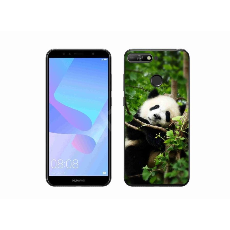 Gelový kryt mmCase na mobil Huawei Y6 Prime (2018) - panda