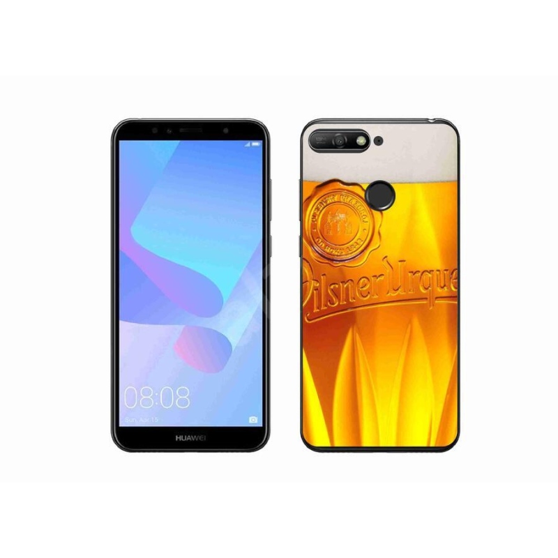 Gelový kryt mmCase na mobil Huawei Y6 Prime 2018 - pivo