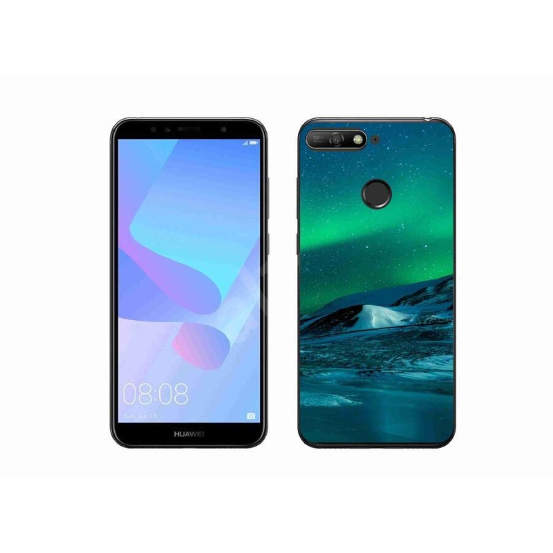 Gelový kryt mmCase na mobil Huawei Y6 Prime 2018 - polární záře