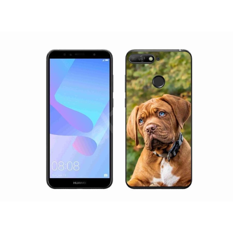 Gelový kryt mmCase na mobil Huawei Y6 Prime (2018) - štěně