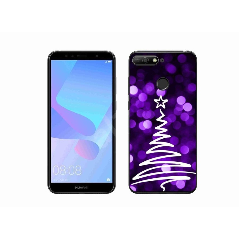 Gelový kryt mmCase na mobil Huawei Y6 Prime (2018) - stromek