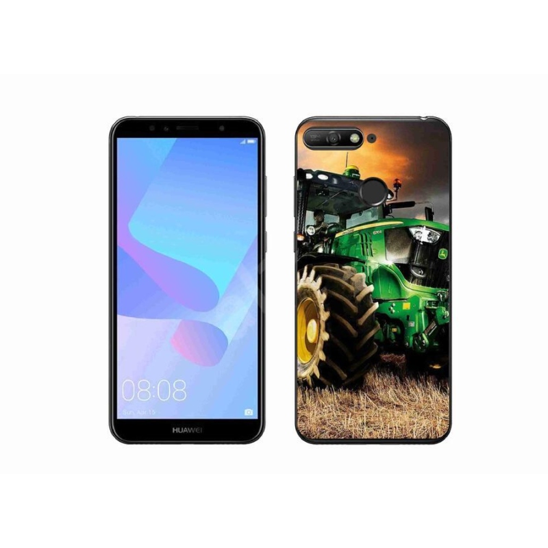 Gelový kryt mmCase na mobil Huawei Y6 Prime (2018) - traktor