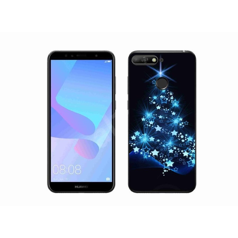 Gelový kryt mmCase na mobil Huawei Y6 Prime 2018 - vánoční stromek