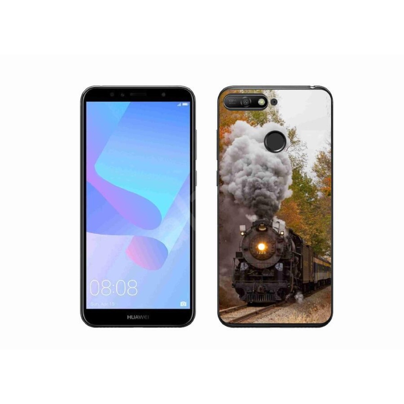 Gelový kryt mmCase na mobil Huawei Y6 Prime (2018) - vlak 1