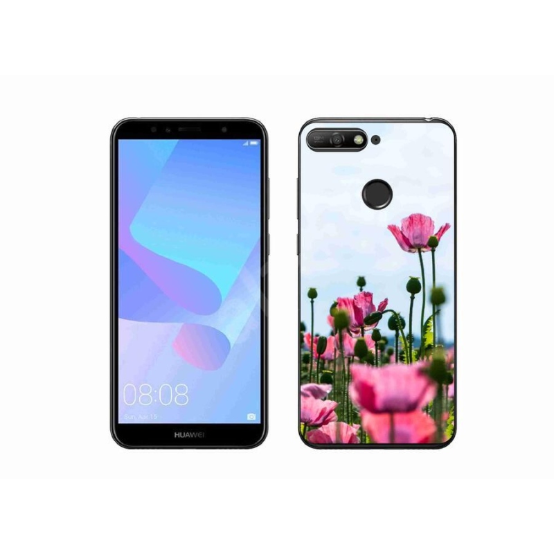 Gelový kryt mmCase na mobil Huawei Y6 Prime (2018) - vlčí mák