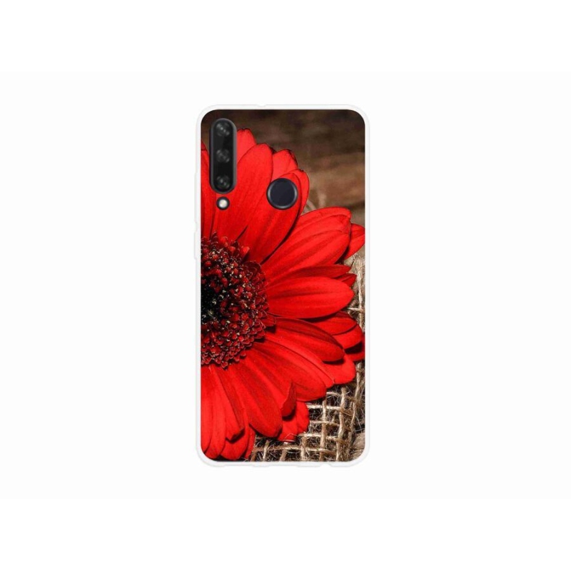 Gelový kryt mmCase na mobil Huawei Y6p - gerbera