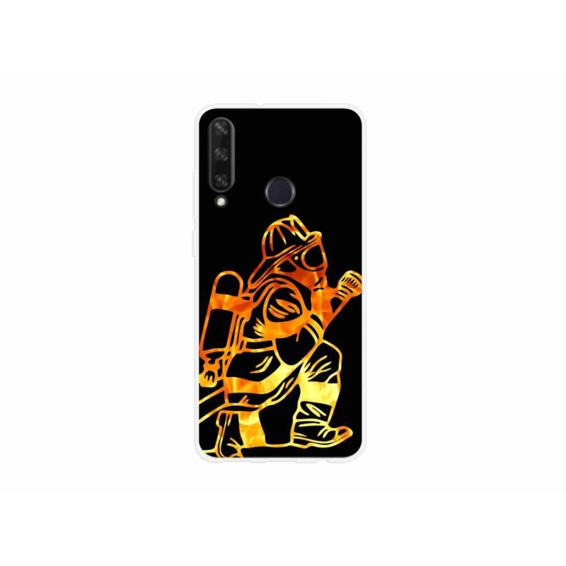 Gelový kryt mmCase na mobil Huawei Y6p - hasič 1