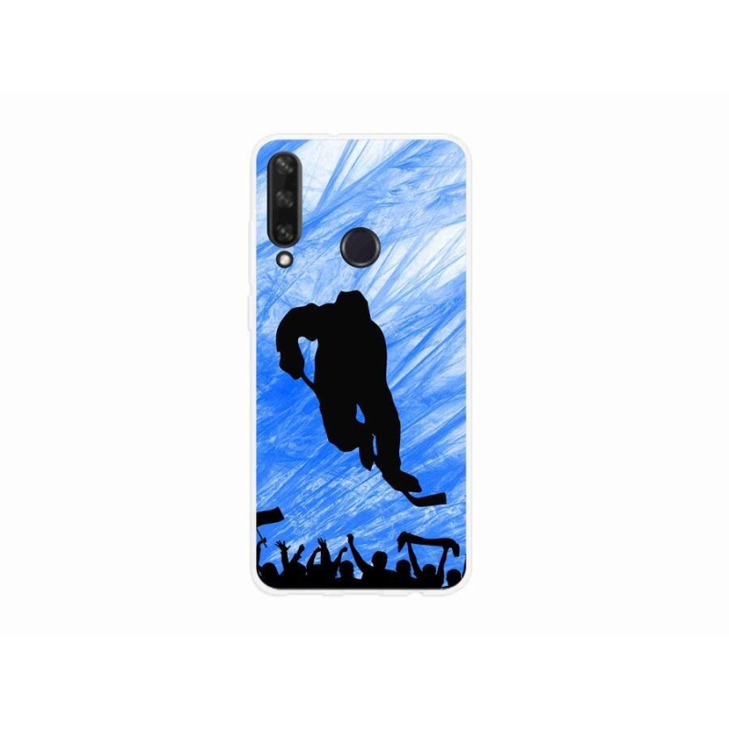 Gelový kryt mmCase na mobil Huawei Y6p - hokejový hráč