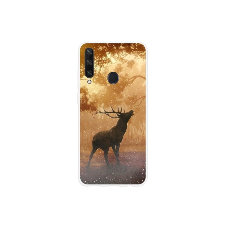 Gelový kryt mmCase na mobil Huawei Y6p - jelen v říji