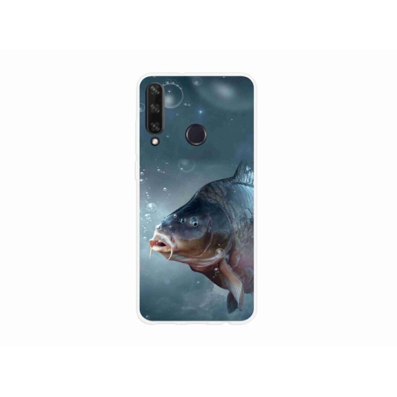 Gelový kryt mmCase na mobil Huawei Y6p - kapr a bublinky