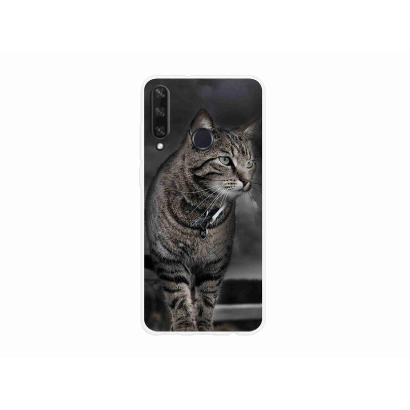 Gelový kryt mmCase na mobil Huawei Y6p - kočka